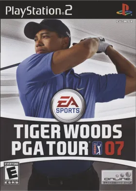 Tiger Woods PGA Tour 07 box cover front